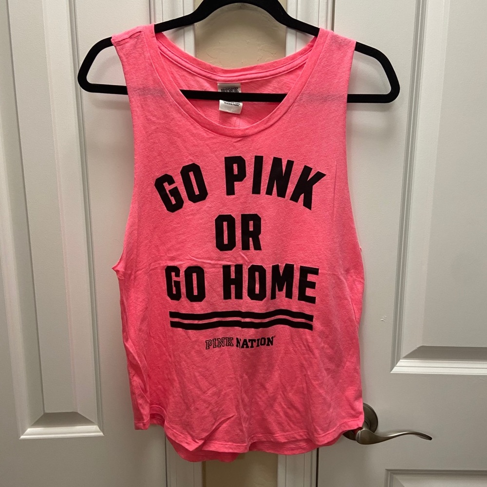 PINK Muscle Tank 💗🖤